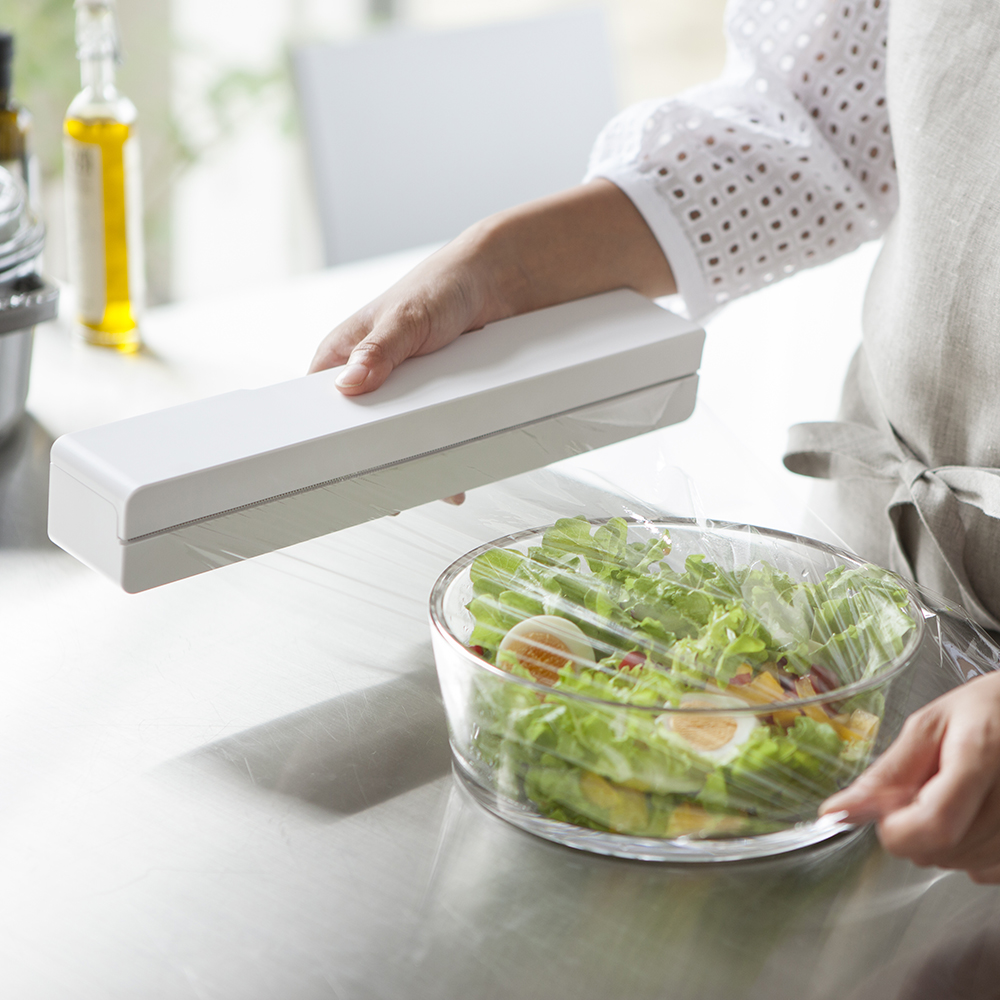 Tower Behållare till plastfolie 33 cm Vit