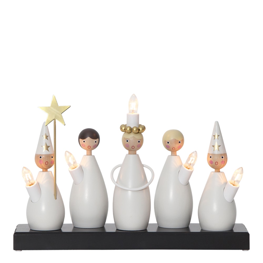 Luciakör Ljusstake 5 ljus