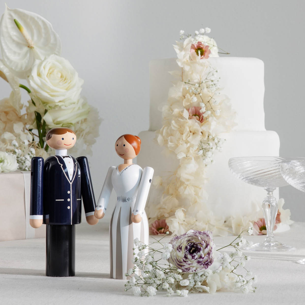 Kay Bojesen Brud Vit