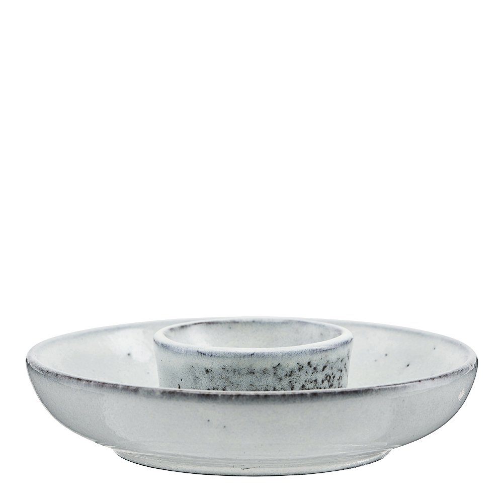 Rustic Äggkopp Grå/Blå 10 cm