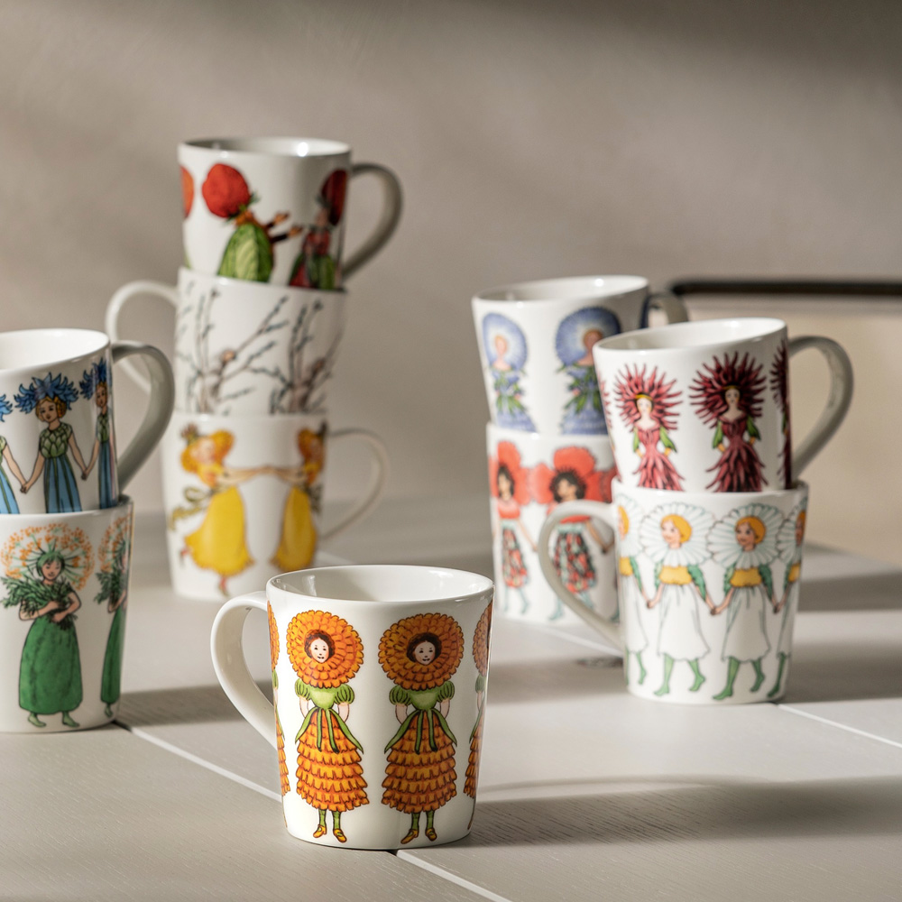 Elsa Beskow Mugg/öra 40 cl Prästkrage