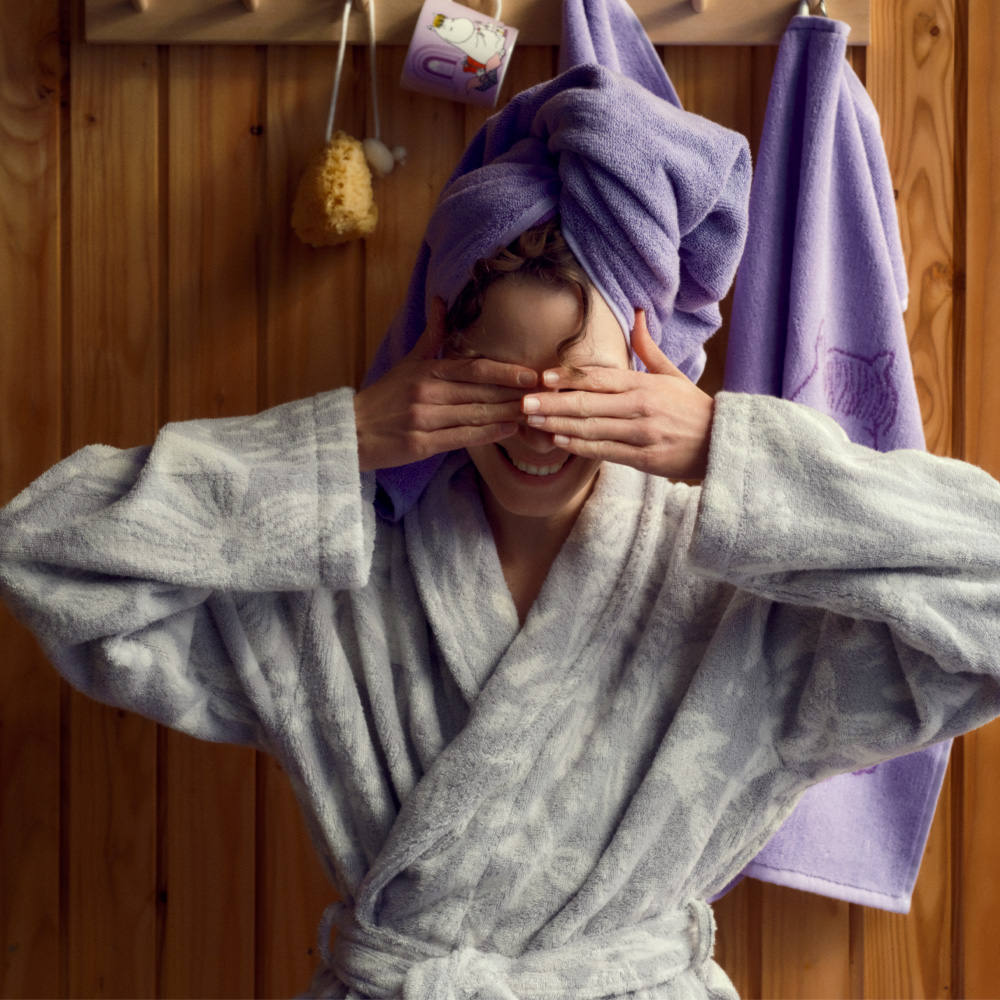 Mumin Badrock L/XL Lilja Grå/Vit