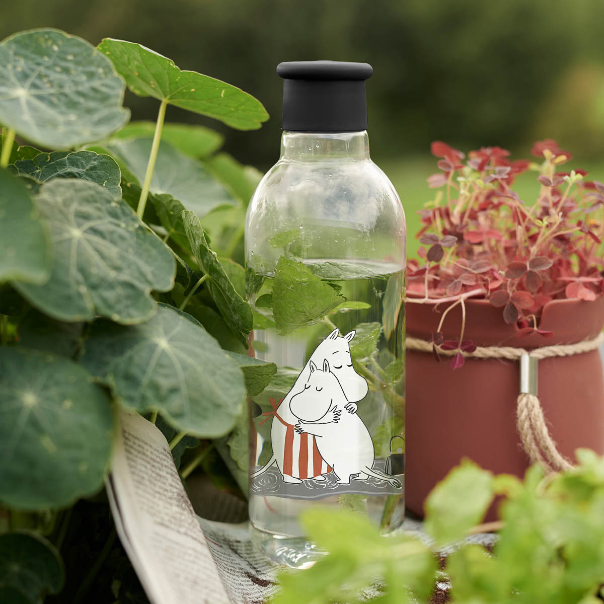 Mumin Drink-It Vattenflaska 75 cl Grön