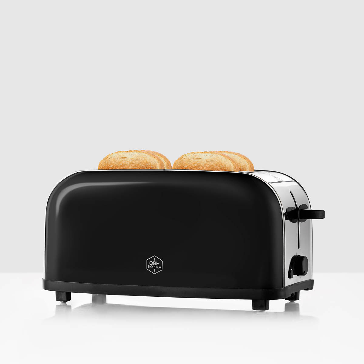 Toaster Manhattan 4 Svart