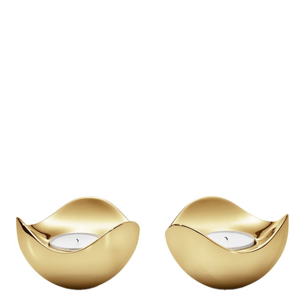 Bloom Värmeljushållare 8 cm Mässing