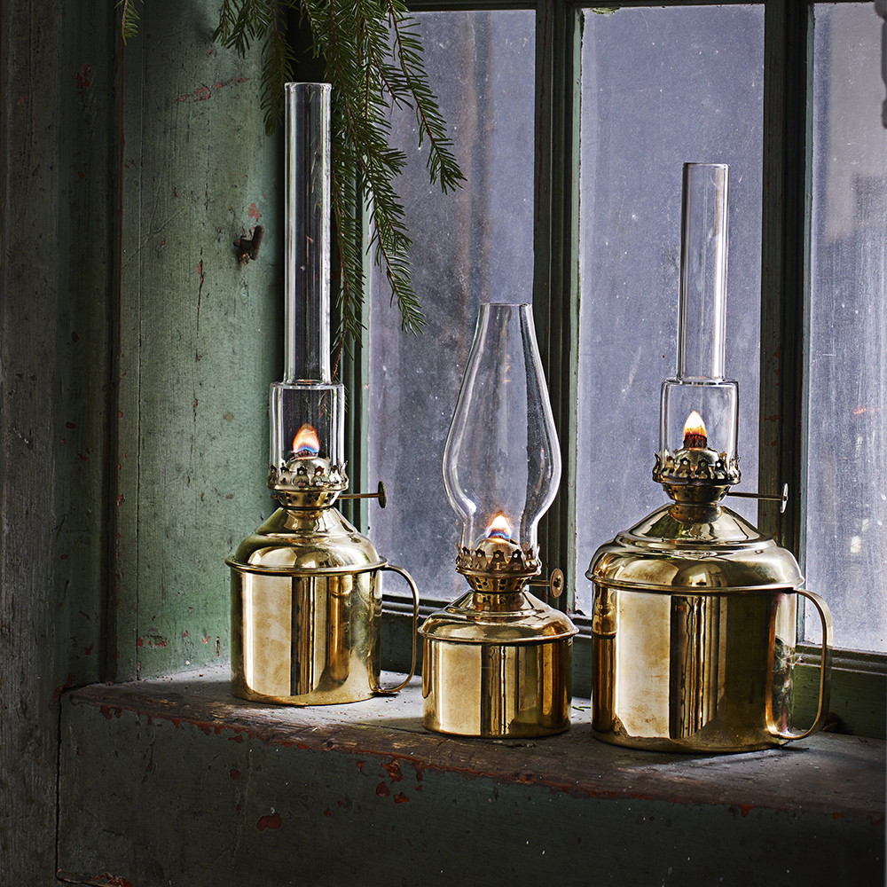 Haga Fotogenlampa 7 cm Klar/Mässing