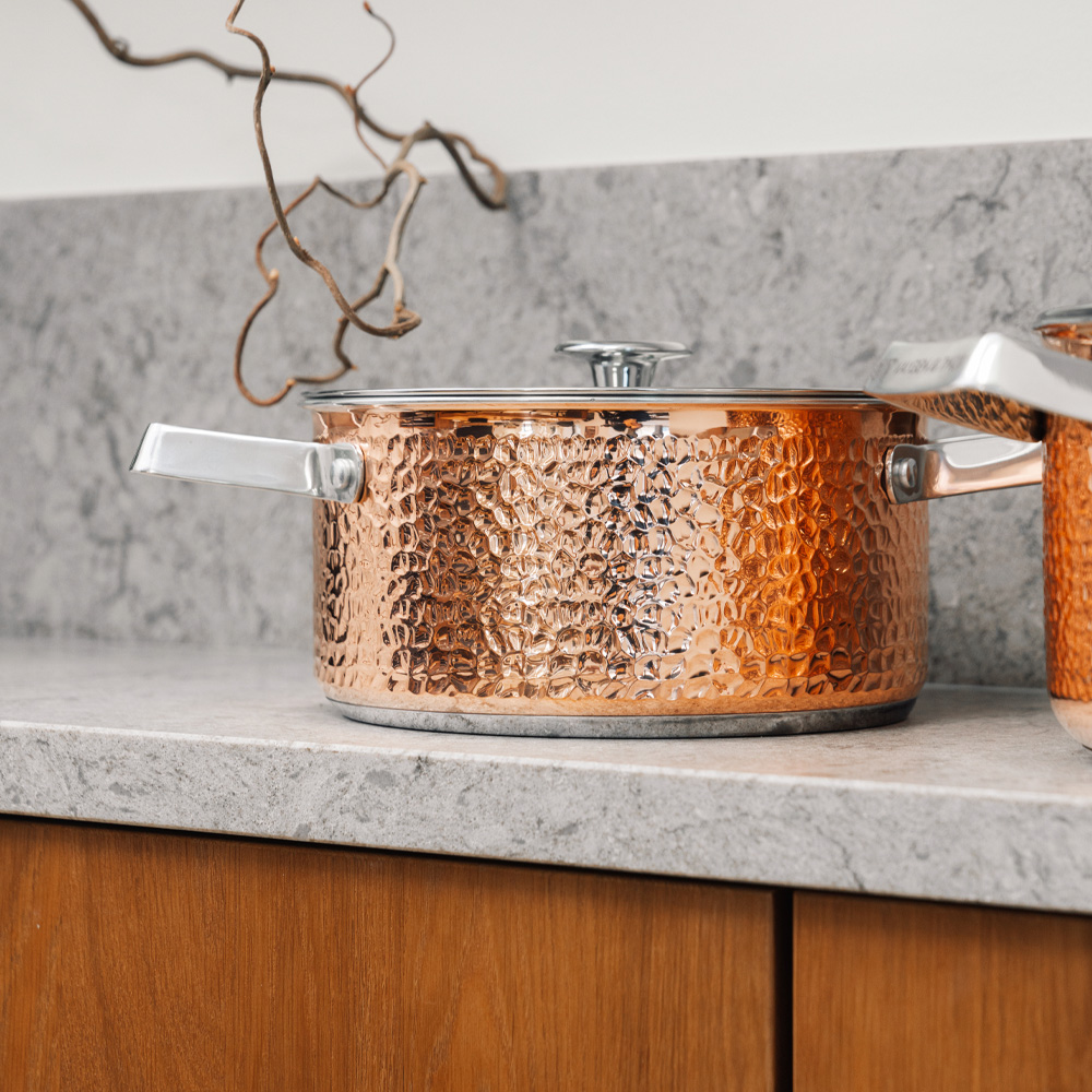 Mjölner Noelle Gryta med lock 2,8 L Koppar