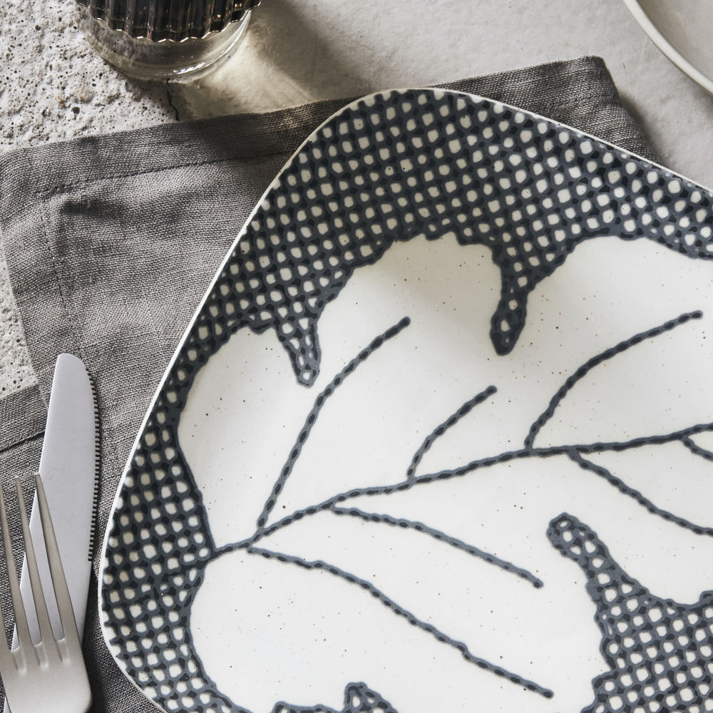 Ash Tallrik 21,6 cm Grå