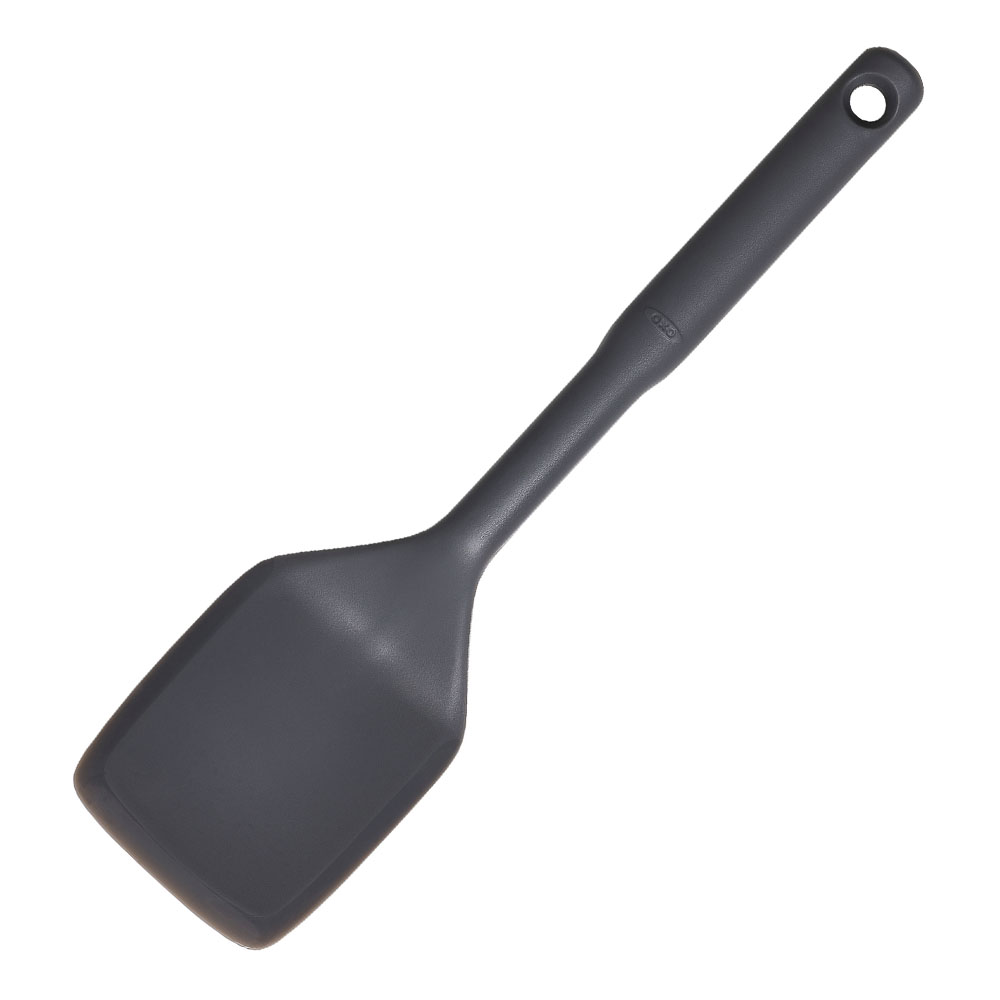 Stor Stekspade Silikon 31 cm Grå