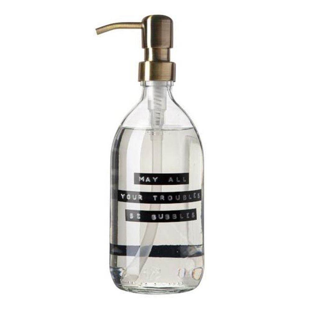 Handtvål med pump 0,5 L Mässing/Klar