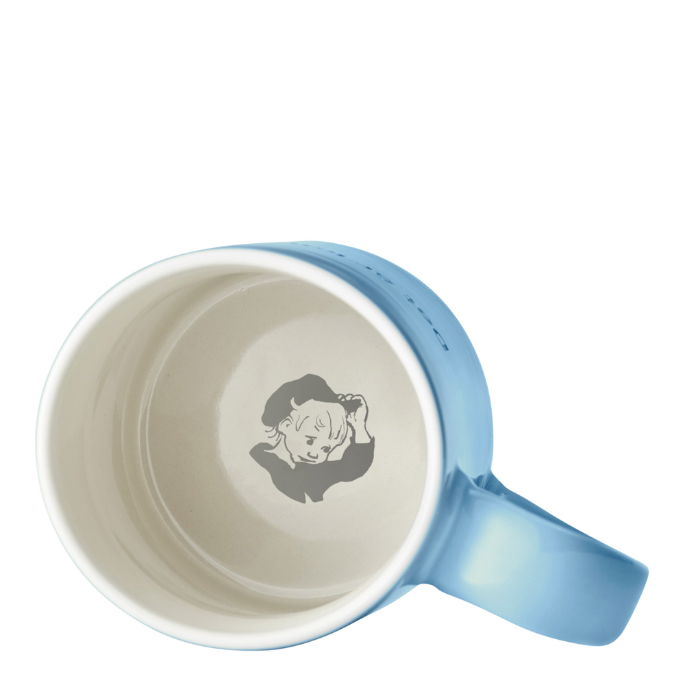 Astrid Lindgren Mugg Ljusblå Förgrömmade unge!