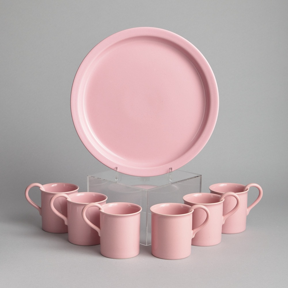 SÅLD Kaffemuggar 6 st och Fat