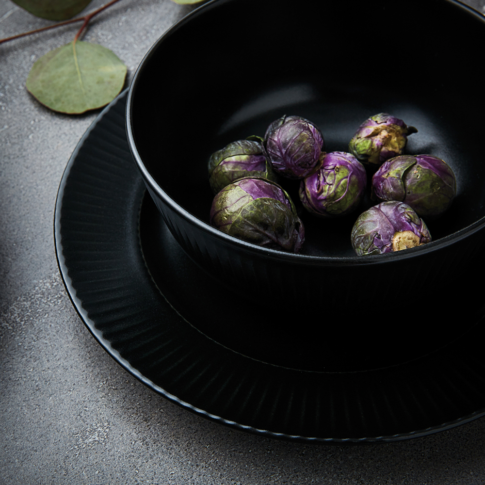 Groovy Tallrik 21 cm Svart