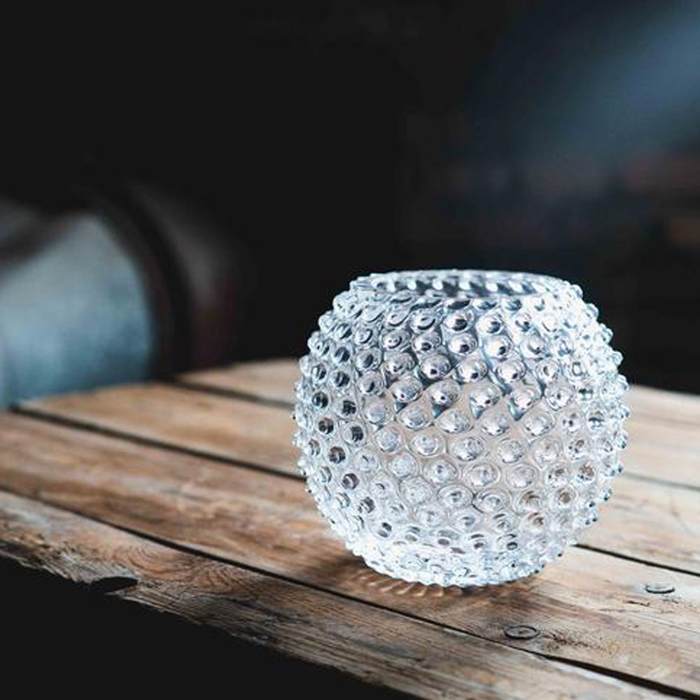 Hobnail Vas 18 cm Crystal
