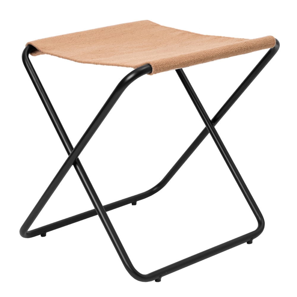 Dester Stool Hopfällbar Pall Svart/Sand