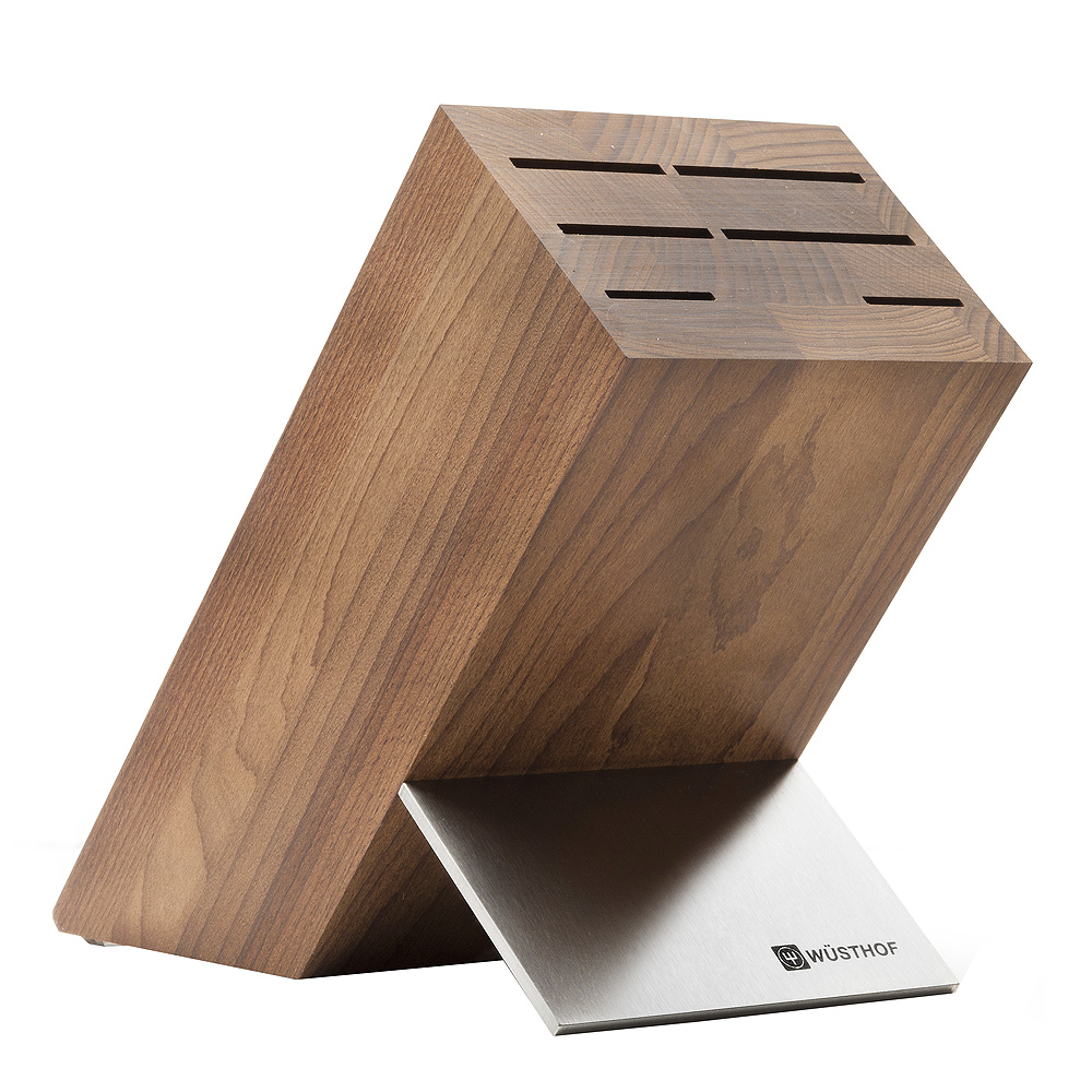 Knivblock lutande termo 6 knivar Bok