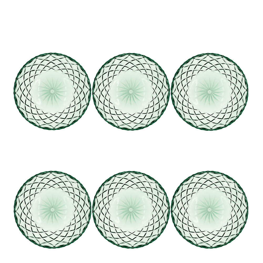 Sorrento Assiett Glas 16 cm 4-pack Grön