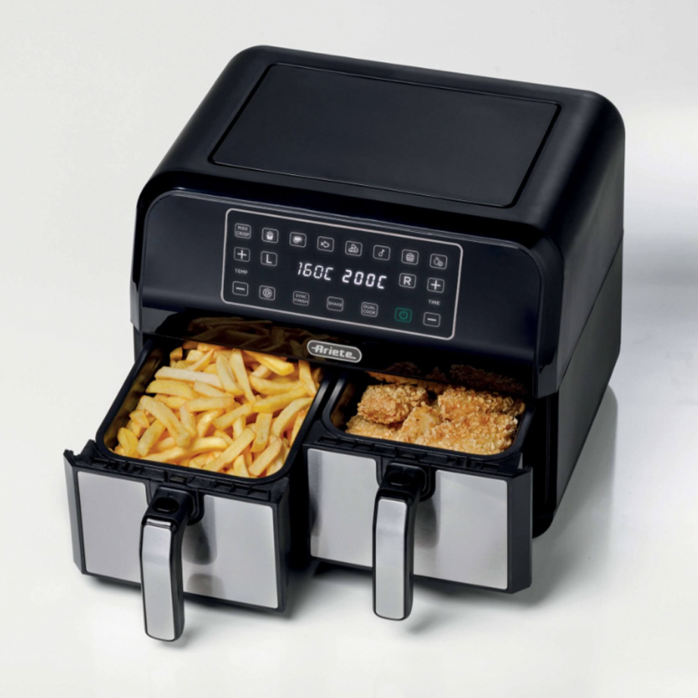 Ariete Airfryer Dual Rostfri