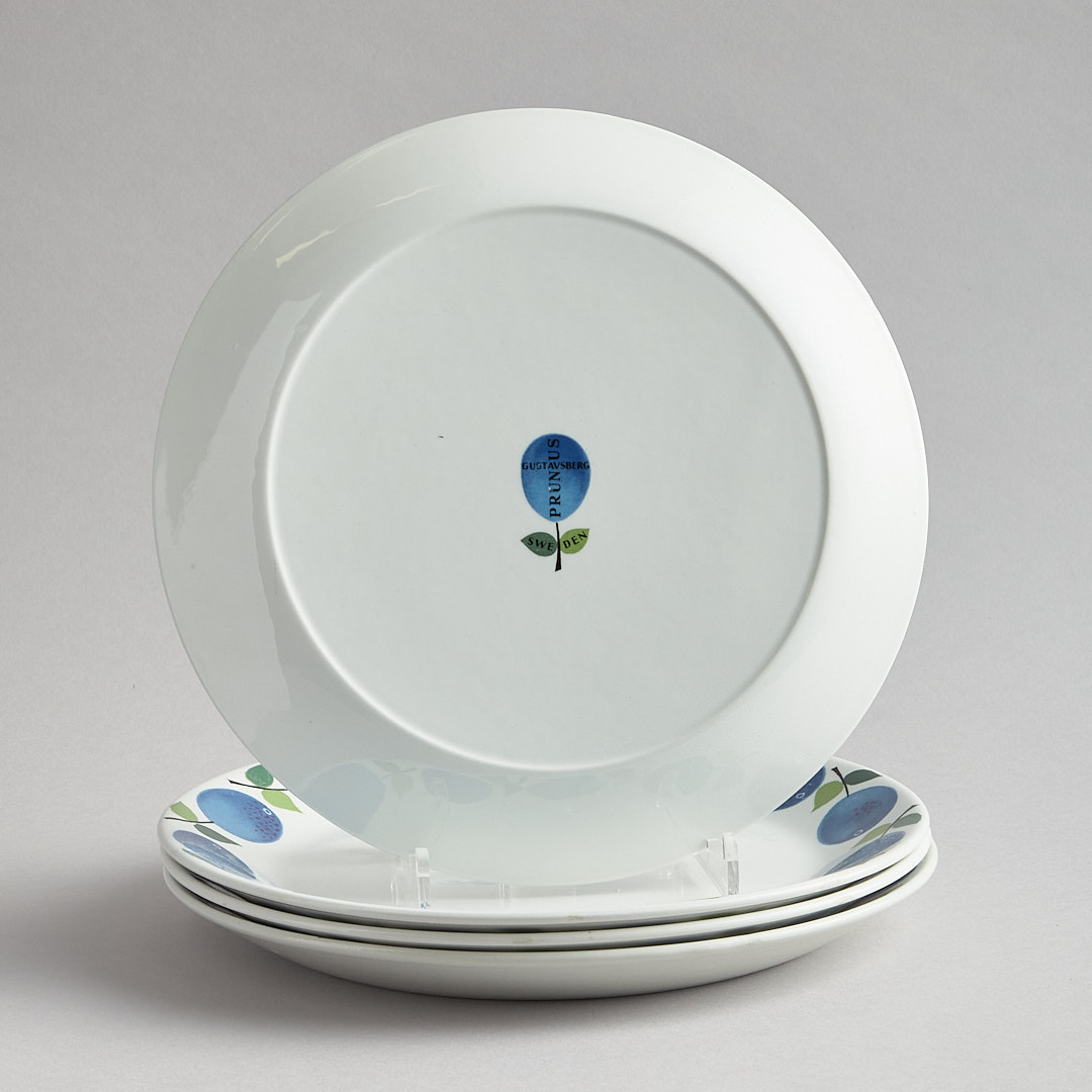 Prunus 4 flata tallrikar