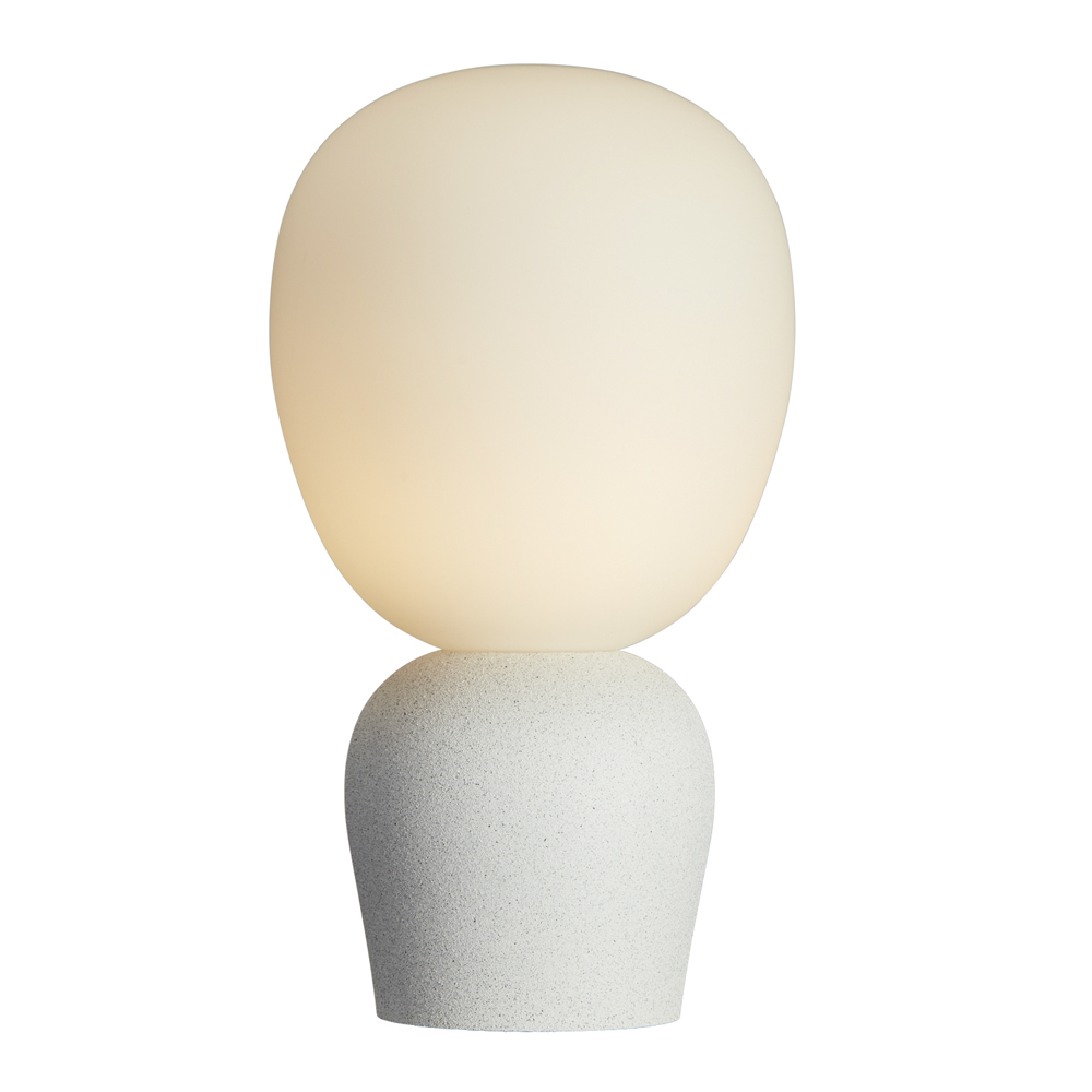 Buddy Bordslampa 18,4 cm Snäckskal/Opal Glas