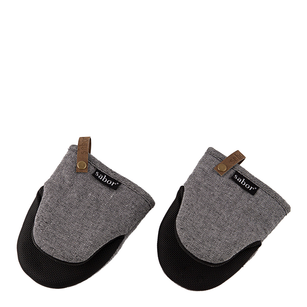 Home Grythandske 2-pack Grå/Svart