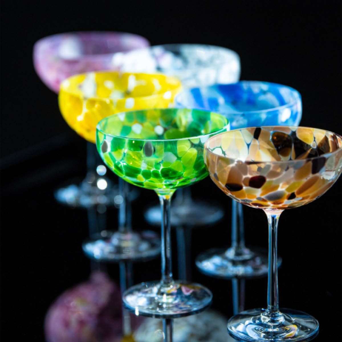 Swirl Champagneglas 22 cl Gul