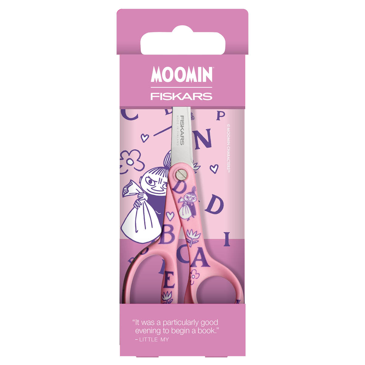 Mumin Barnsax Lilla My ABC 13 cm Rosa