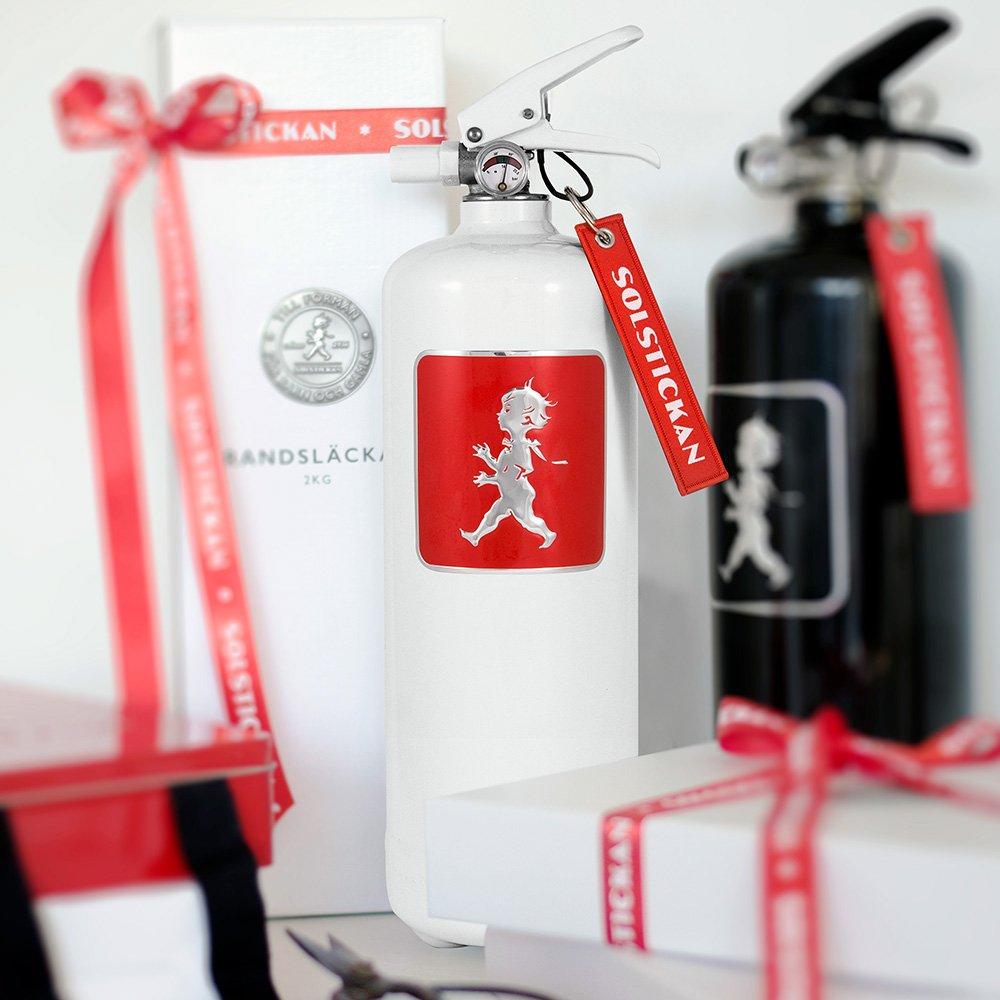 Solstickan Brandsläckare 2 kg Vit/Rött emblem