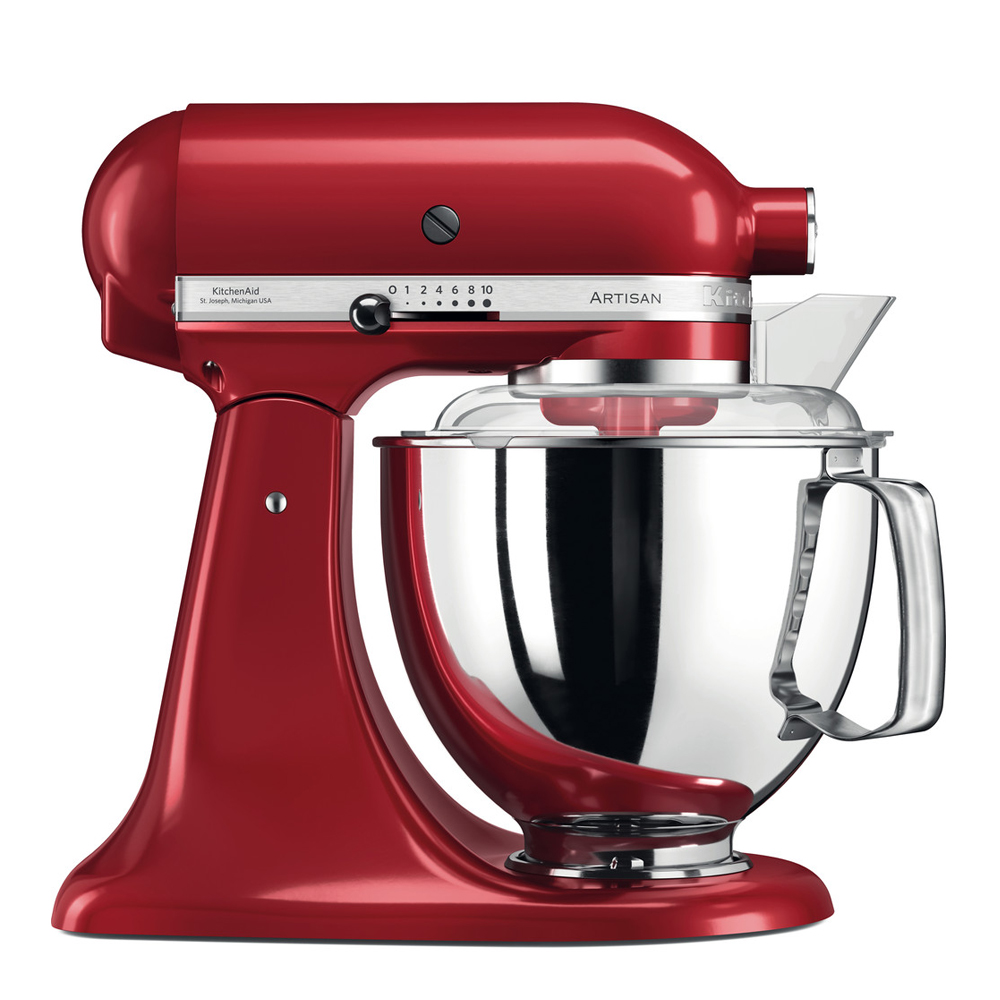 KitchenAid Artisan K&ouml;ksmaskin 4,8 + 3 L R&ouml;d