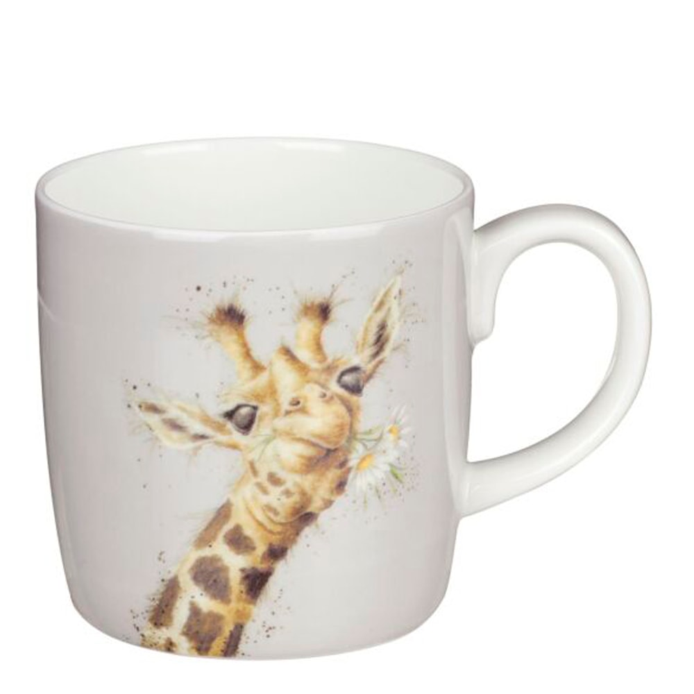 Wrendale Design Giraffe With Flowers Mugg 40 cl