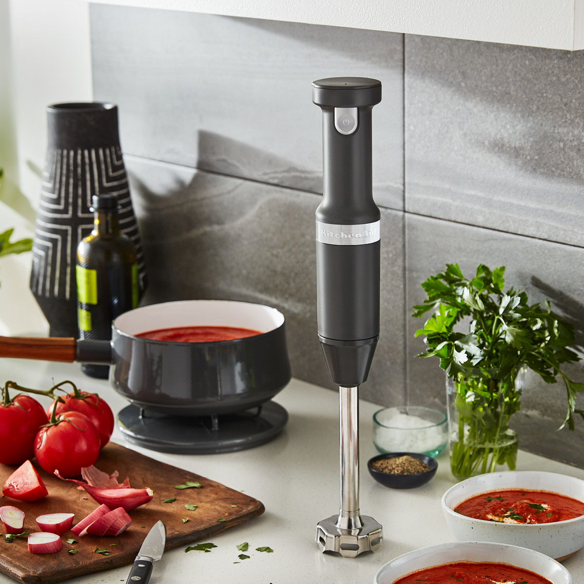 KitchenAid Cordless Stavmixer Sladdlös Matt Svart