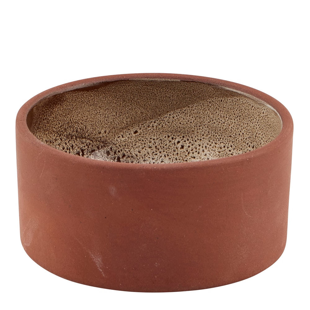 Retro Skål 10x5 cm Rost/Beige