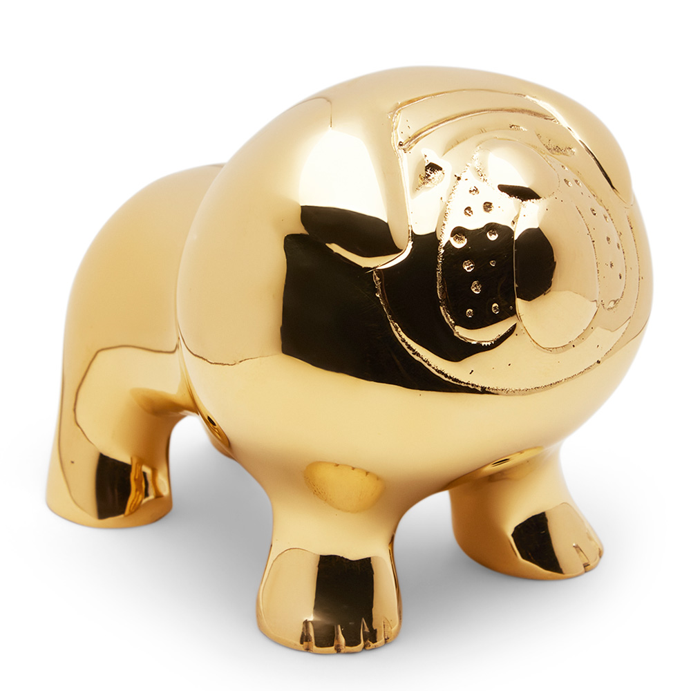 Skultuna x Lisa Larson Hund 6,8 cm Guld