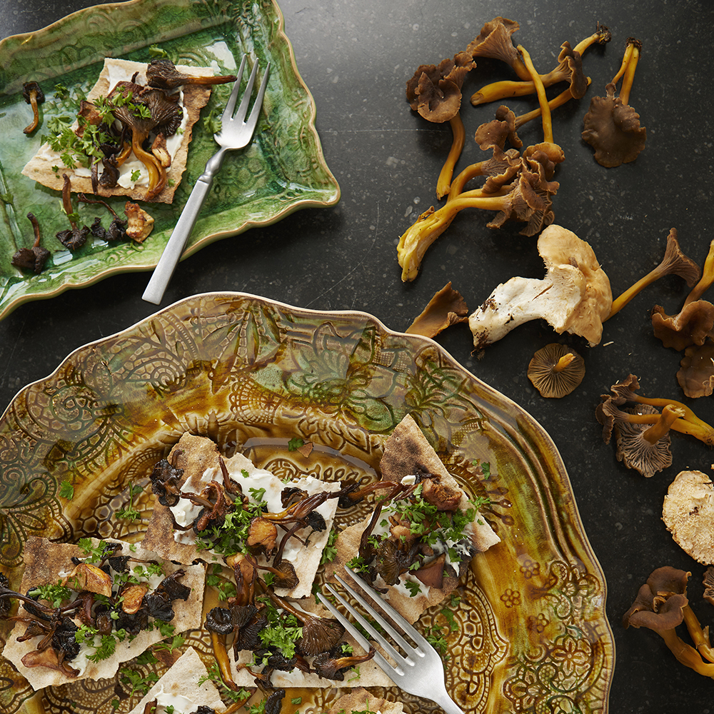 Arabesque Serveringsfat 23x15 cm Seaweed