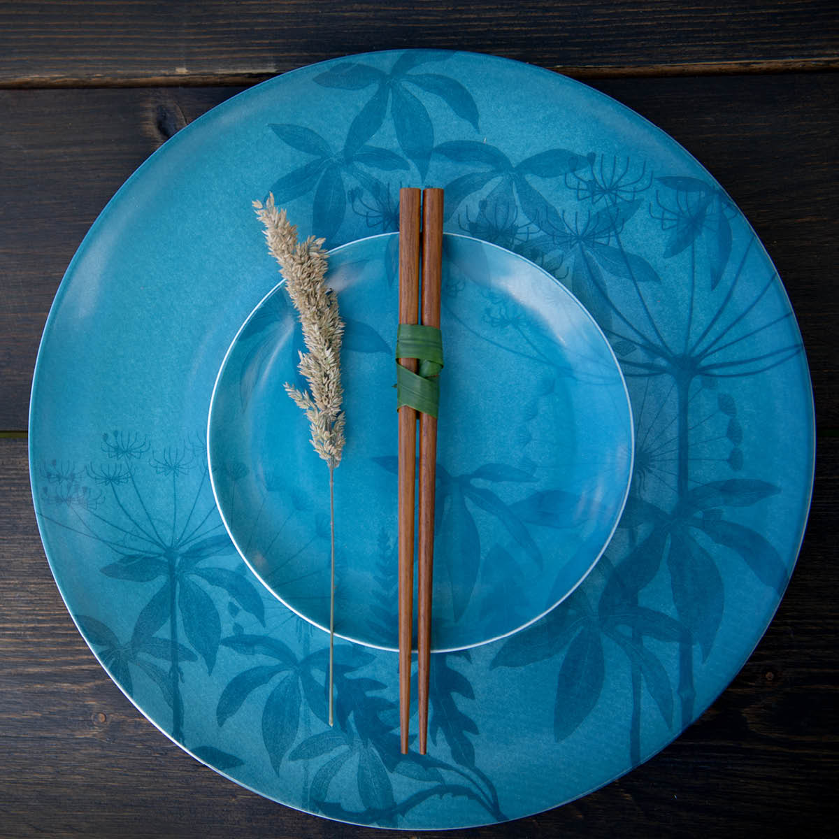 Florytale Tallrik 17 cm Blå