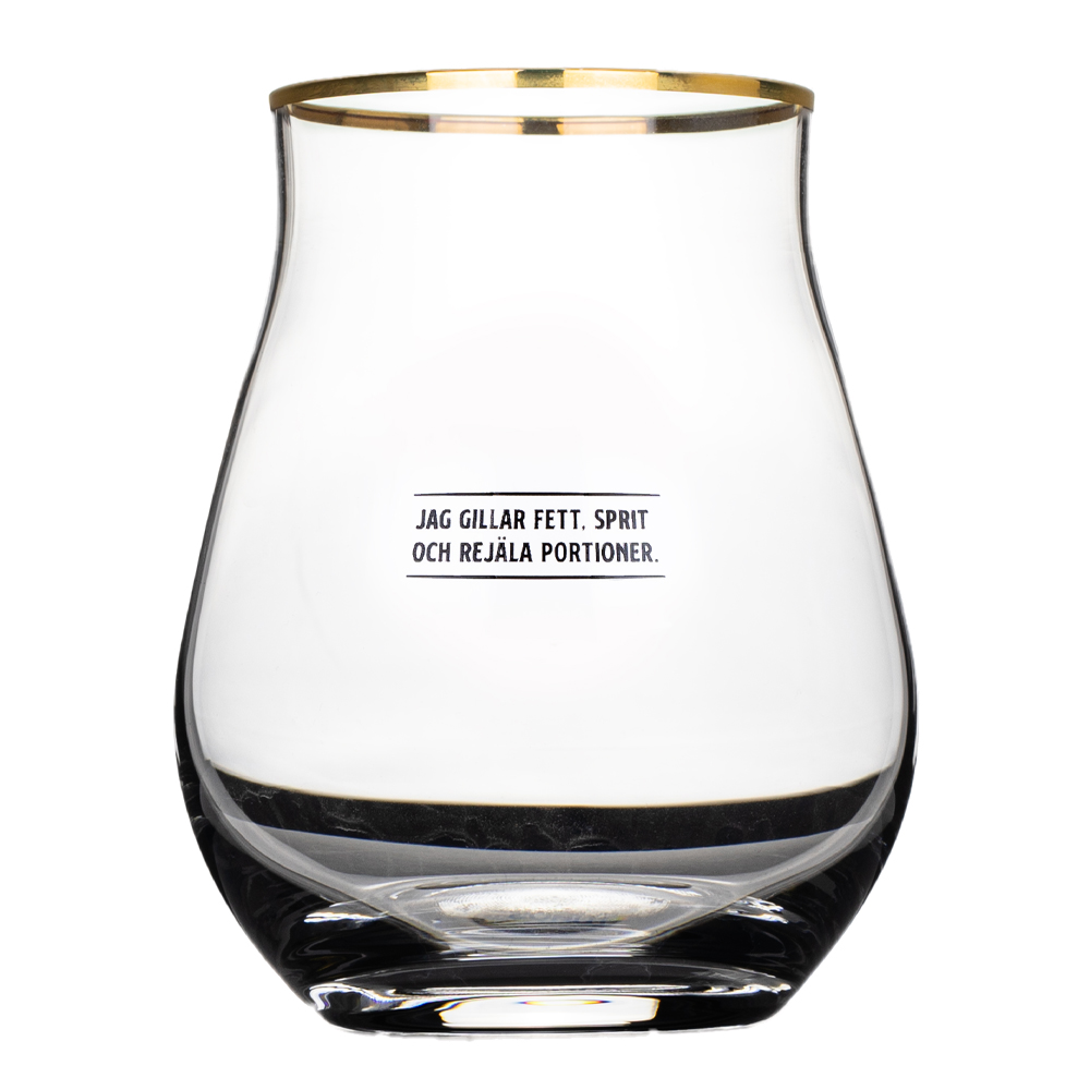 Whiskyglas / Tastingglas 42 cl Jag gillar fett