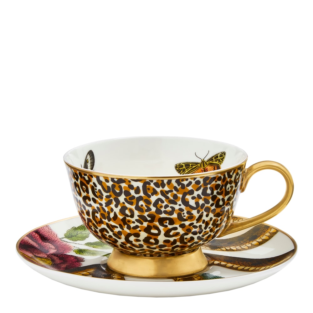 Creatures of Curiosity Tekopp med fat 20 cl White/Leo