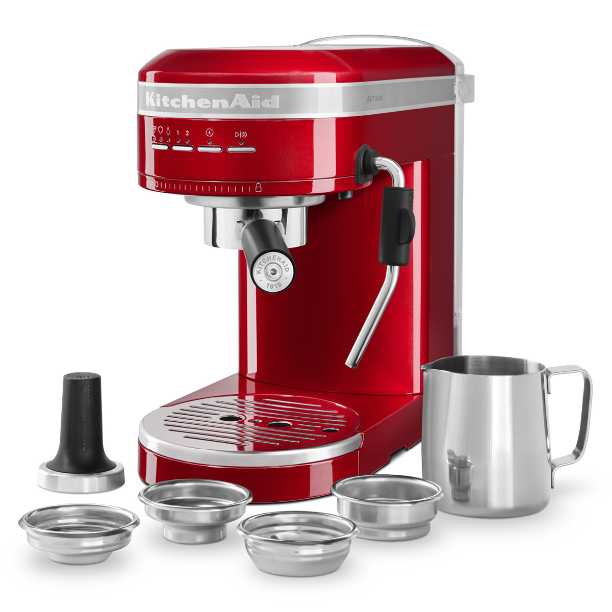 KitchenAid Artisan Espressomaskin Röd Metallic