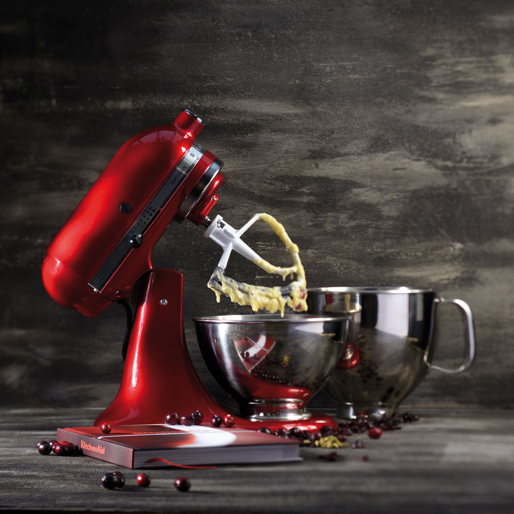 KitchenAid Artisan K&ouml;ksmaskin 5KSM175 4,8 L R&ouml;d Metallic