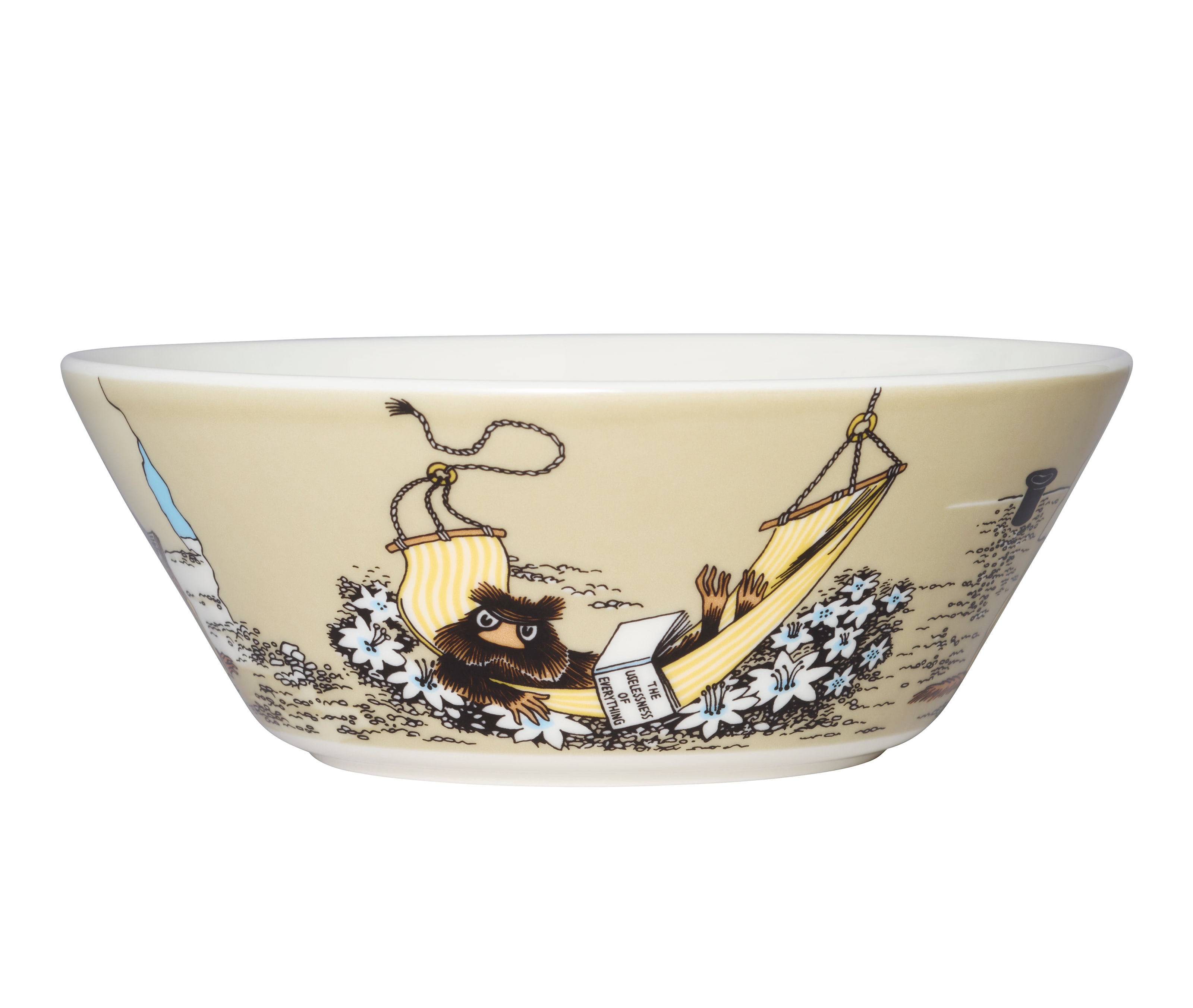 Mumin Skål Bisamråttan 15 cm Beige