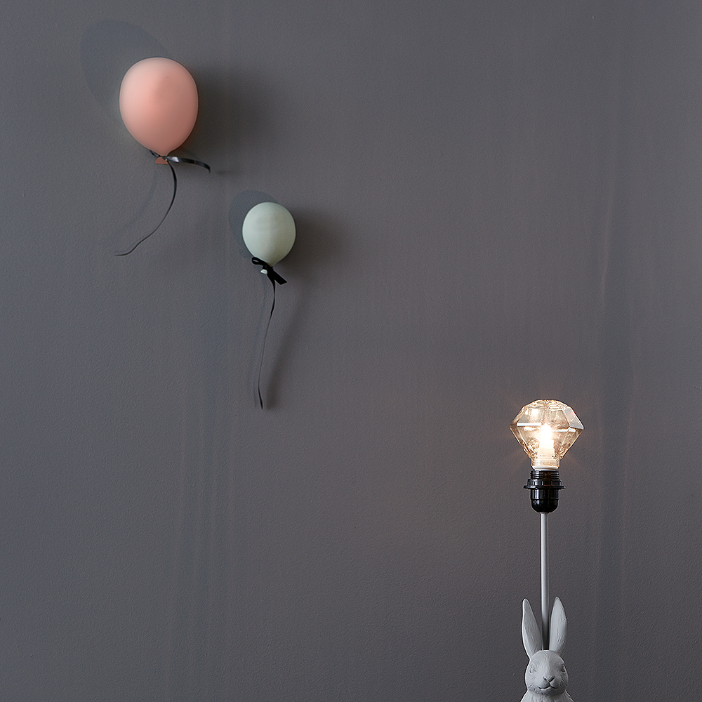 Balloon Väggdekor 17x23 cm Rosa