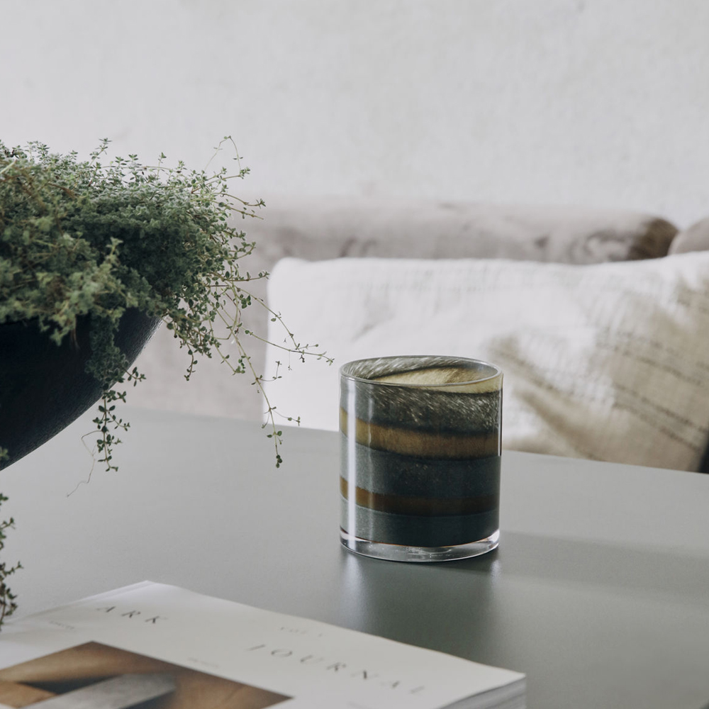 Blur Värmeljushållare 10 cm Brun