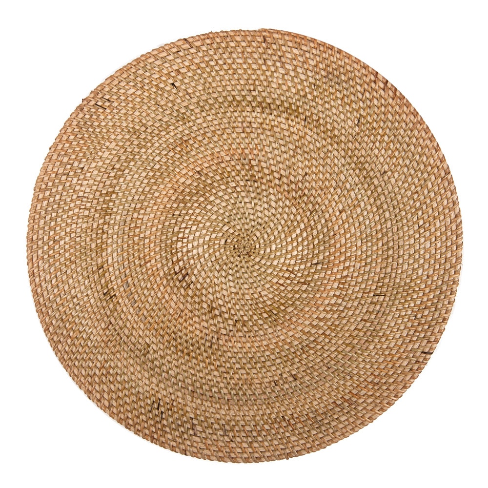 Rattan Bordstablett 36 cm Rotting/Beige