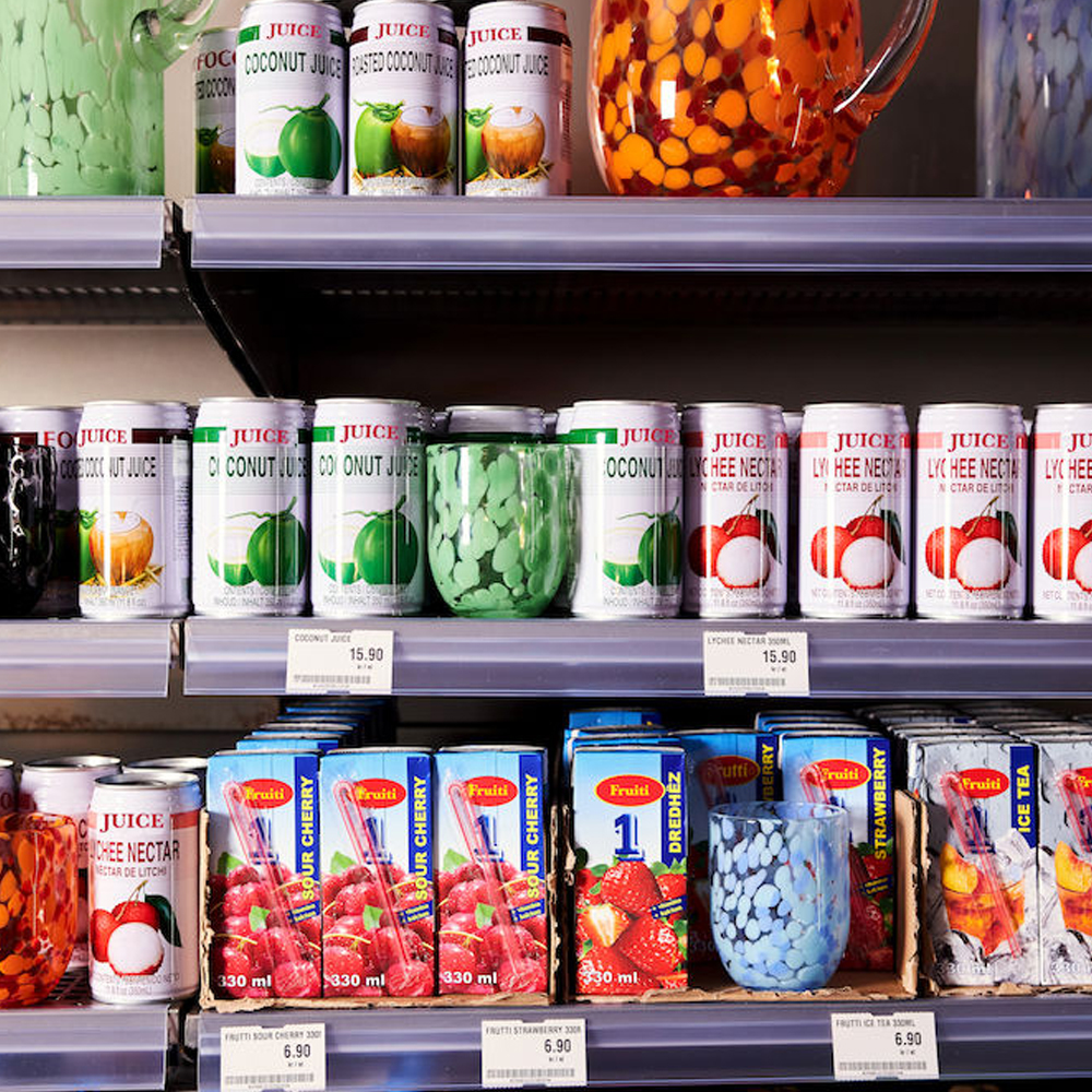 Messy Glas 33 cl Röd/Orange