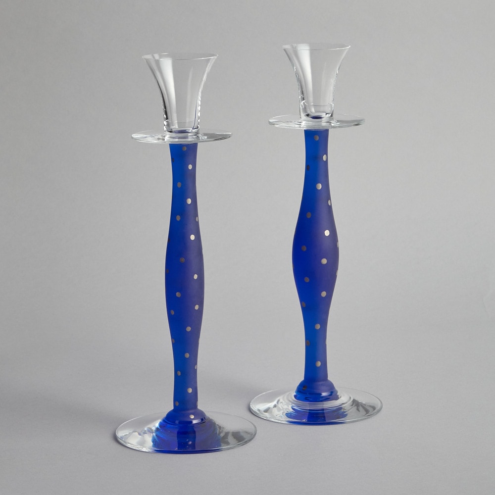 S&Aring;LD &quot;Celeste&quot; Ljusstakar 2 st Bl&aring;