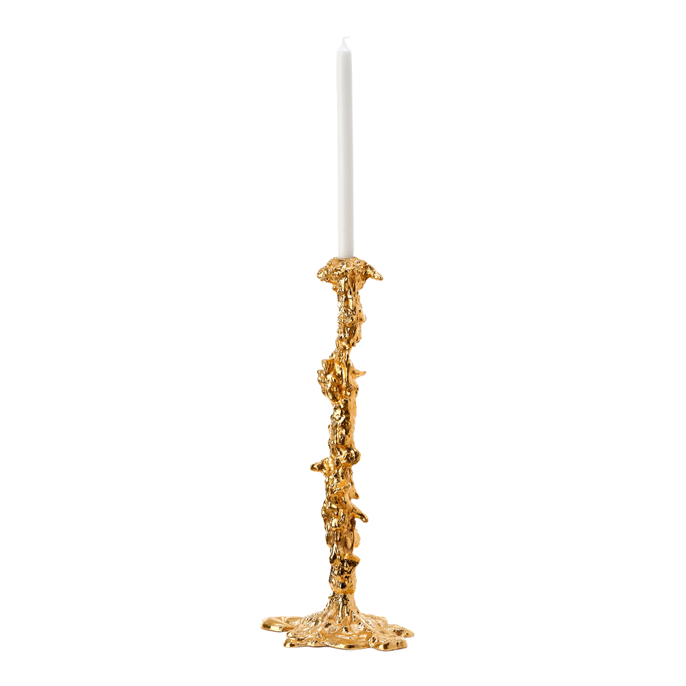 Drip Ljusstake 50 cm Guld