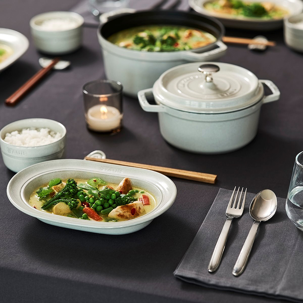 Gryta 6,7 L rund White Truffle