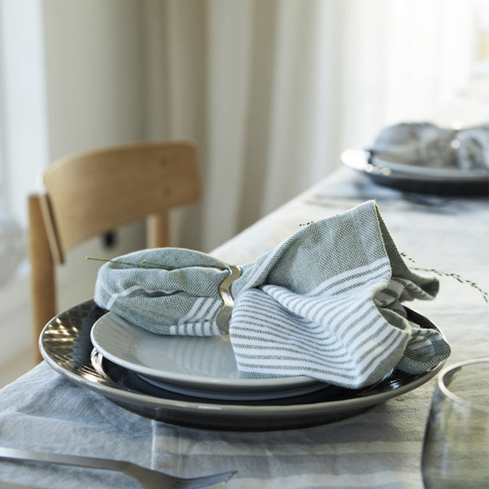 Ella Servett 45x45 cm Grön