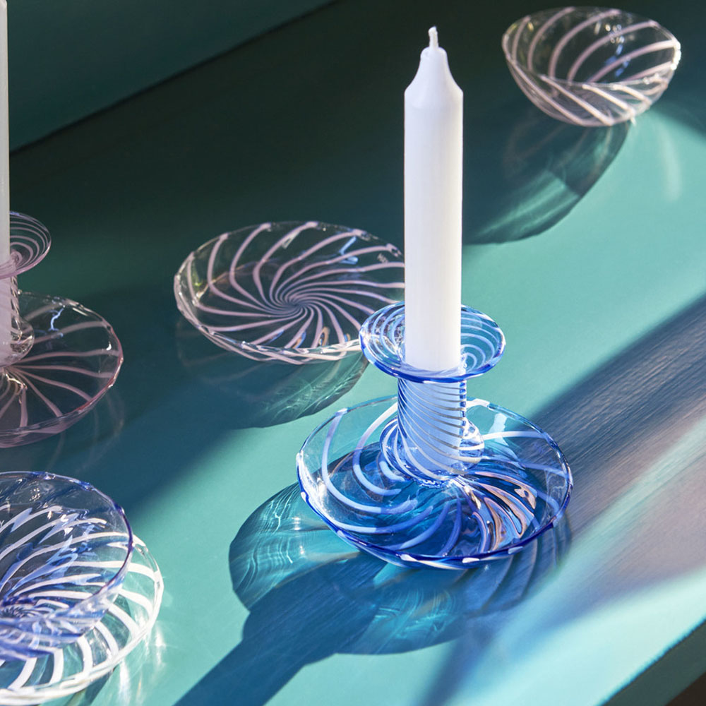 Flare Stripe Ljusstake 11x7,5 cm