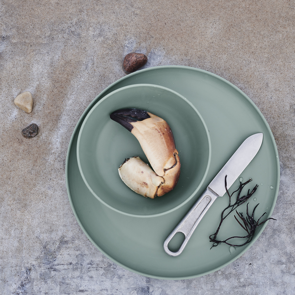 GC Take Tallrik 26 cm 2-pack Dimgr&ouml;n